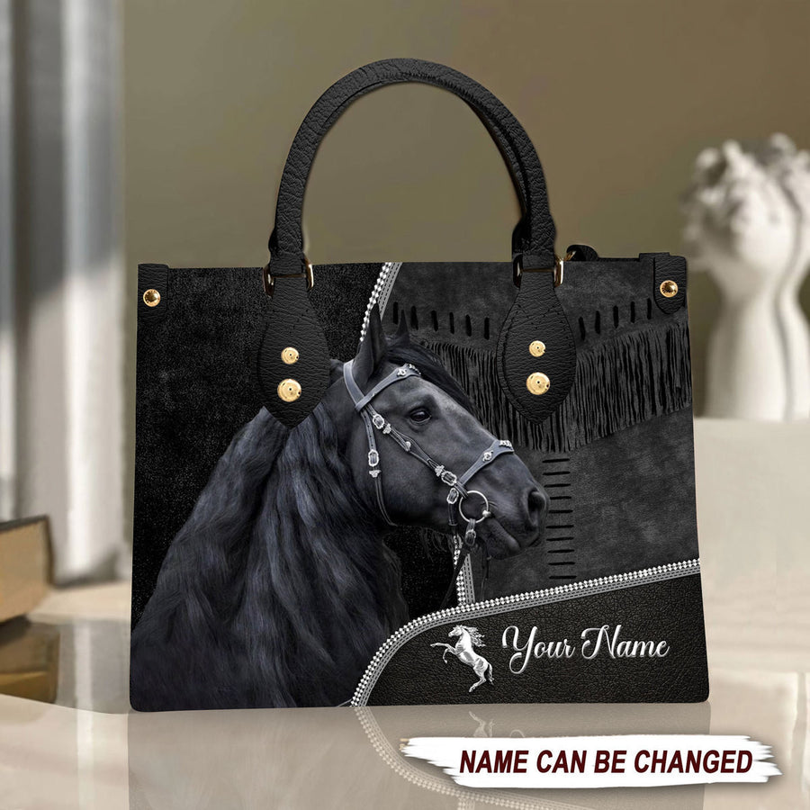 Horse Q7 Personalized Leather Handbag