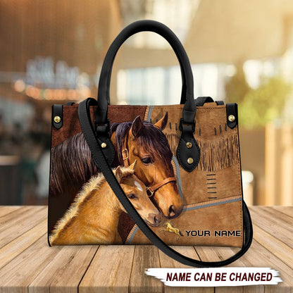 Horse Q6 Personalized Leather Handbag