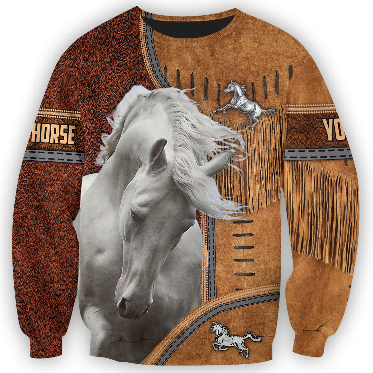 Personalized Name Love Horse Q6 All Over Printed Unisex Shirt