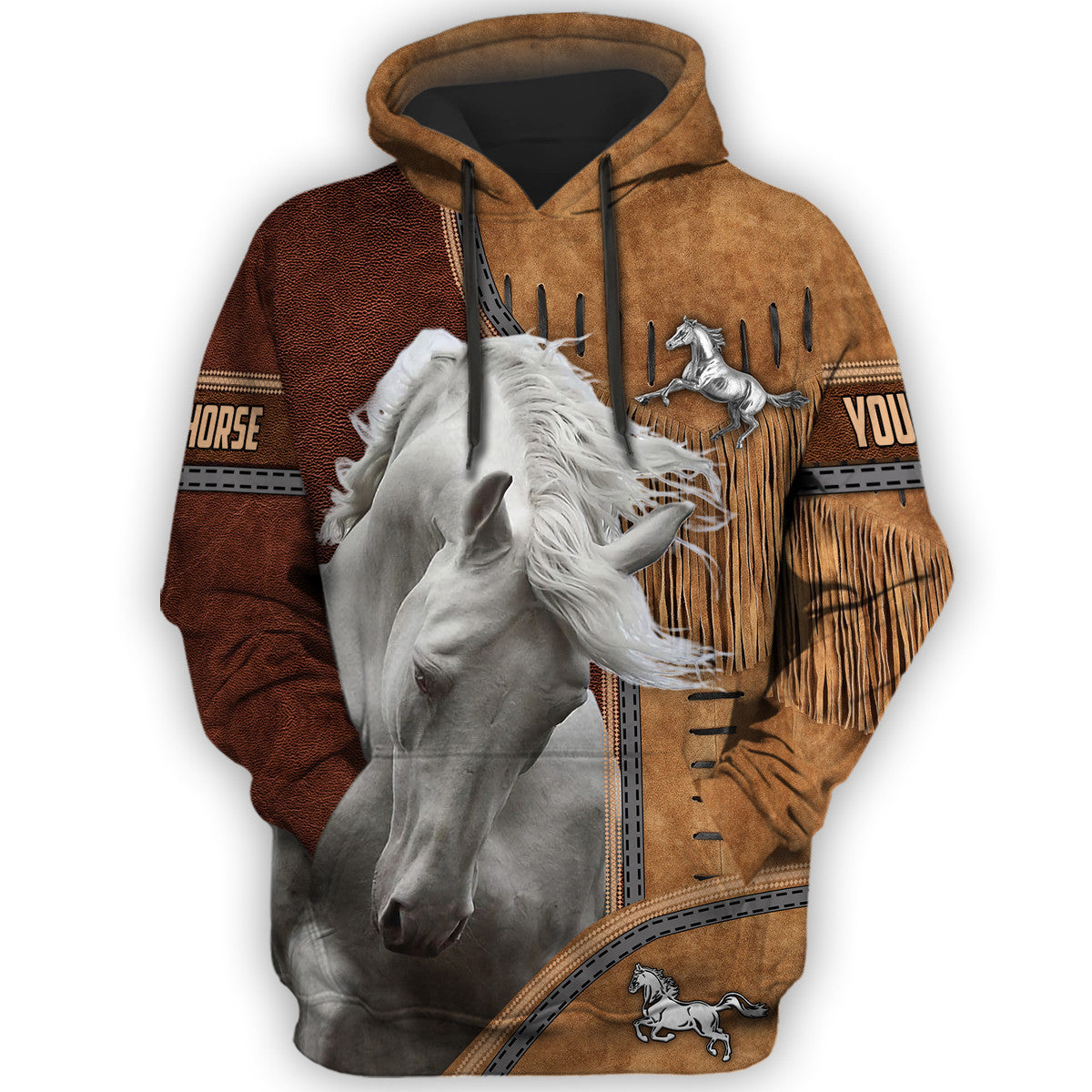 Personalized Name Love Horse Q6 All Over Printed Unisex Shirt