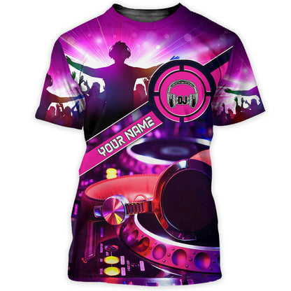Personalized Name Disc Jockey Q78 All Over Printed Unisex Shirt Q260804