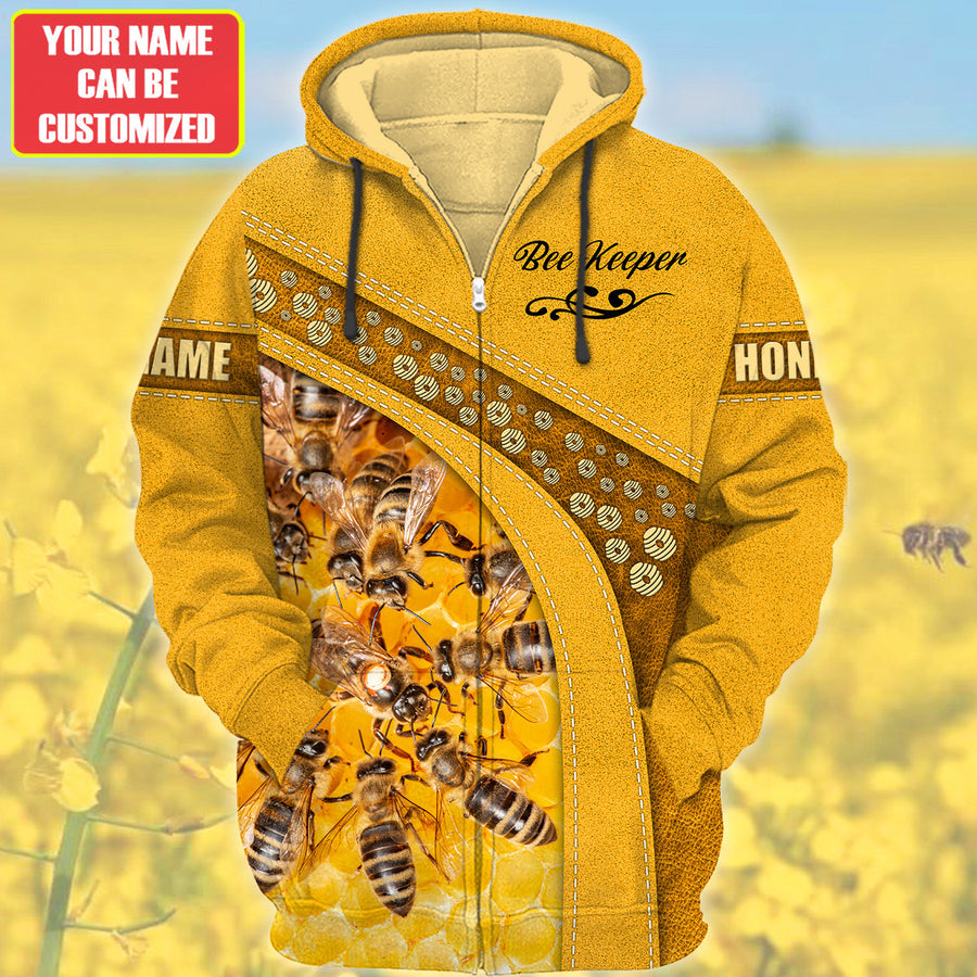 Personalized Name Bee Keeper All Over Printed Unisex Shirt Q101102