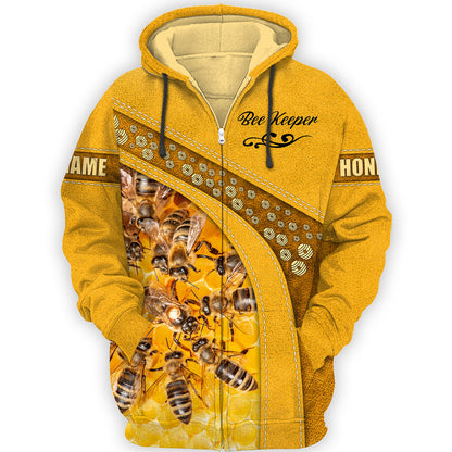 Personalized Name Bee Keeper All Over Printed Unisex Shirt Q101102