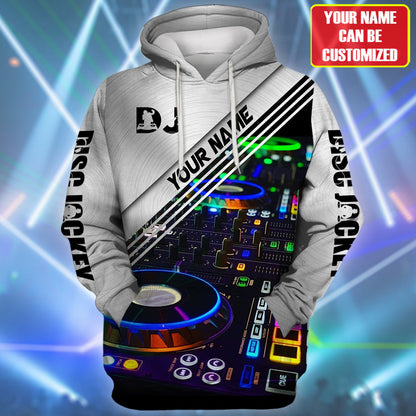 Personalized Name Disc Jockey Q80 All Over Printed Unisex Shirt