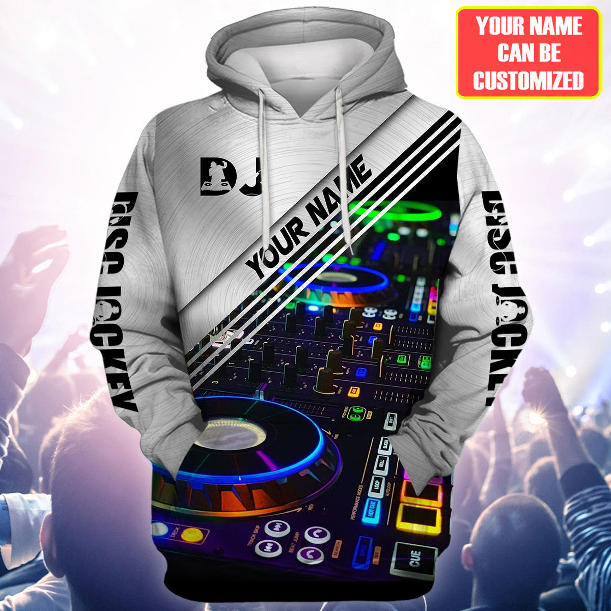 Personalized Name Disc Jockey Q80 All Over Printed Unisex Shirt