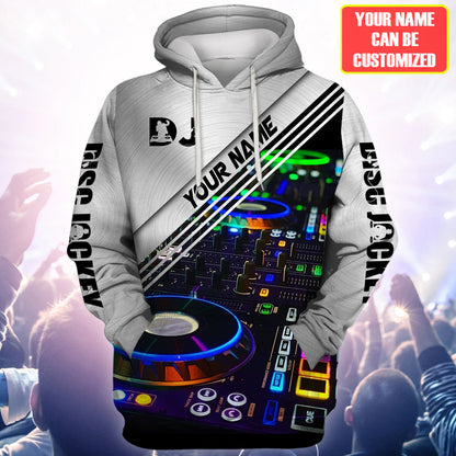 Personalized Name Disc Jockey Q80 All Over Printed Unisex Shirt
