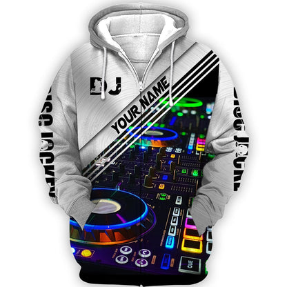 Personalized Name Disc Jockey Q80 All Over Printed Unisex Shirt