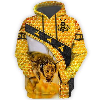 Personalized Name Honey Bee 6 All Over Printed Unisex Shirt Q181105