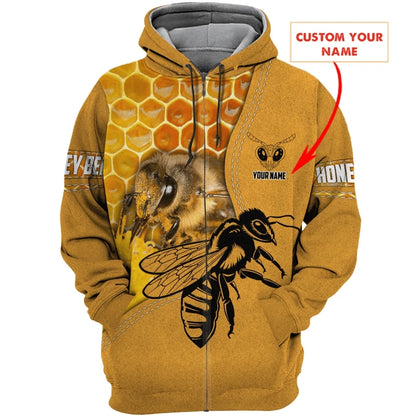Personalized Name Honey Bee 3Q All Over Printed Unisex Shirt Q251101