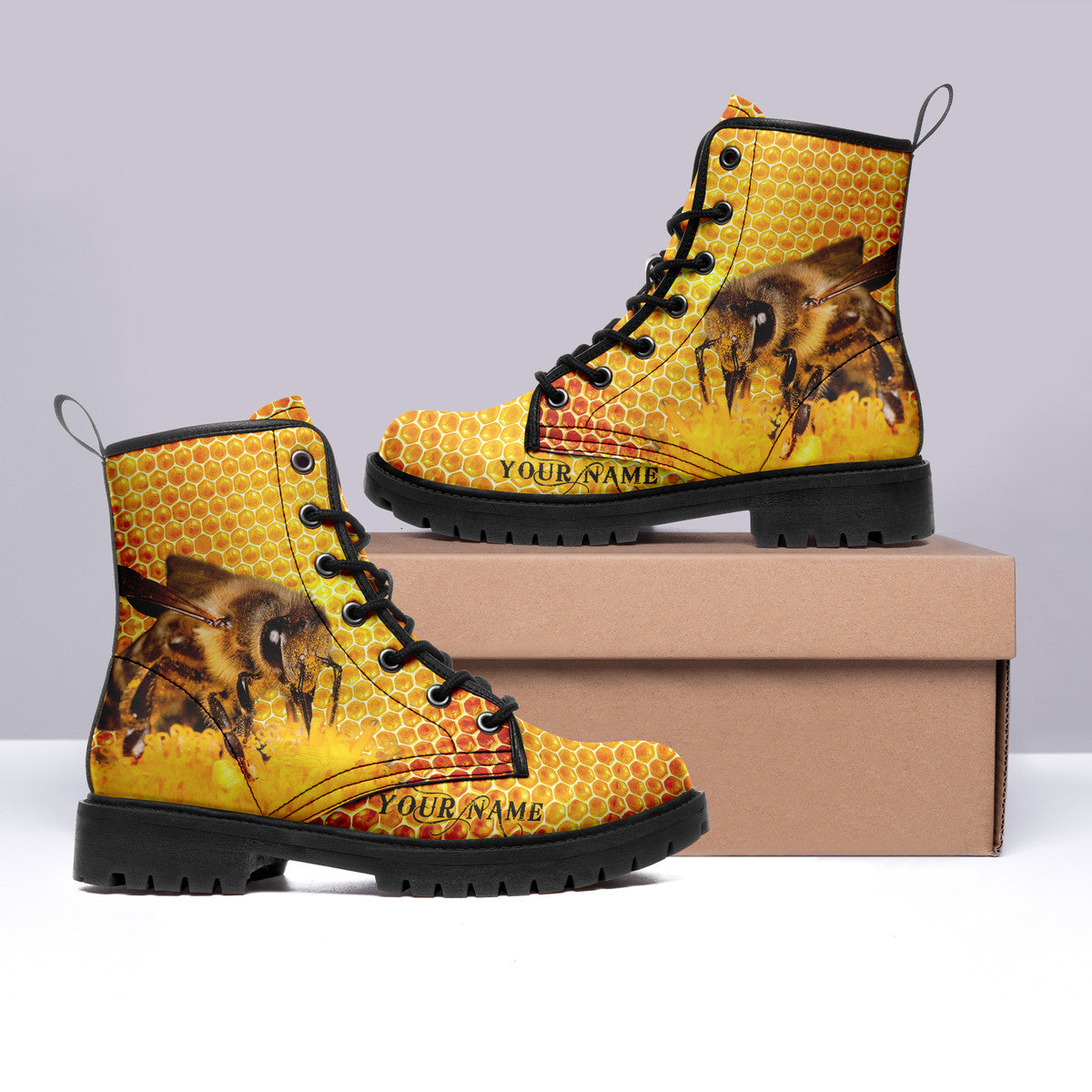Personalized Honey Bee All Season Boots Q231206