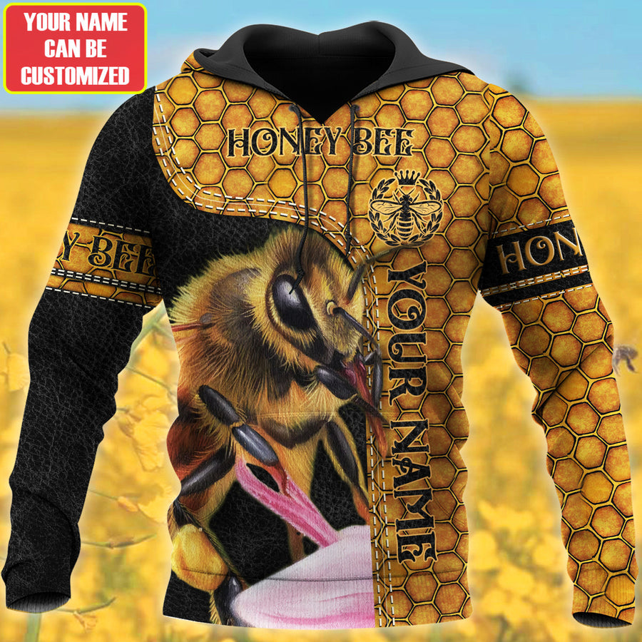 Personalized Name Honey Bee 8 All Over Printed Unisex Shirt Q100202