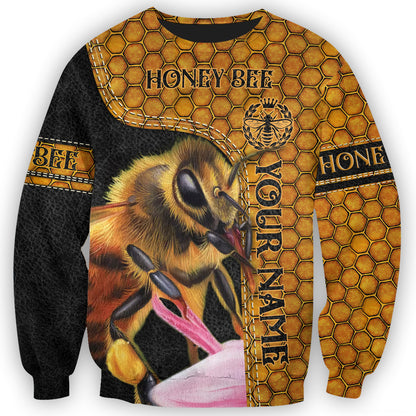 Personalized Name Honey Bee 8 All Over Printed Unisex Shirt Q100202