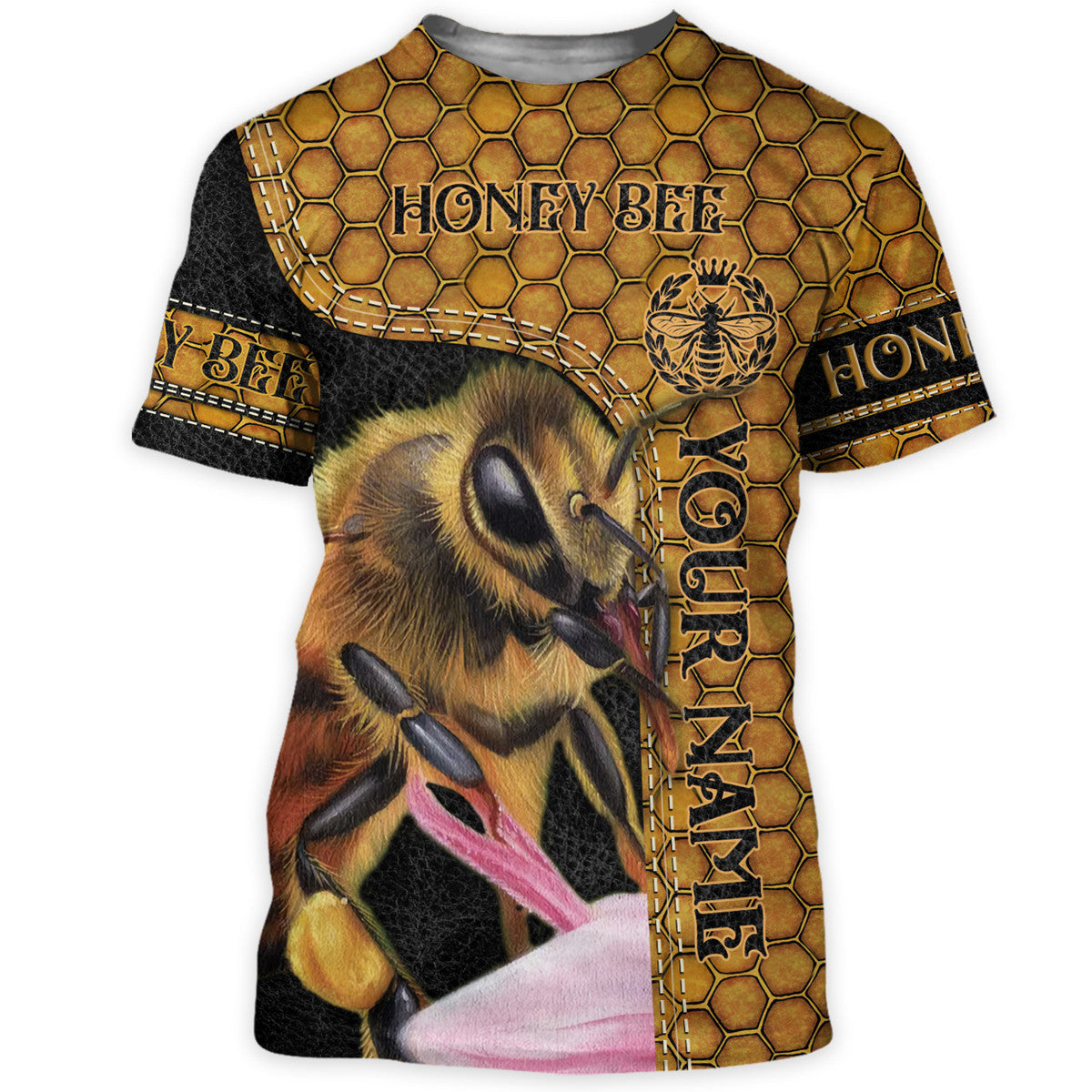 Personalized Name Honey Bee 8 All Over Printed Unisex Shirt Q100202