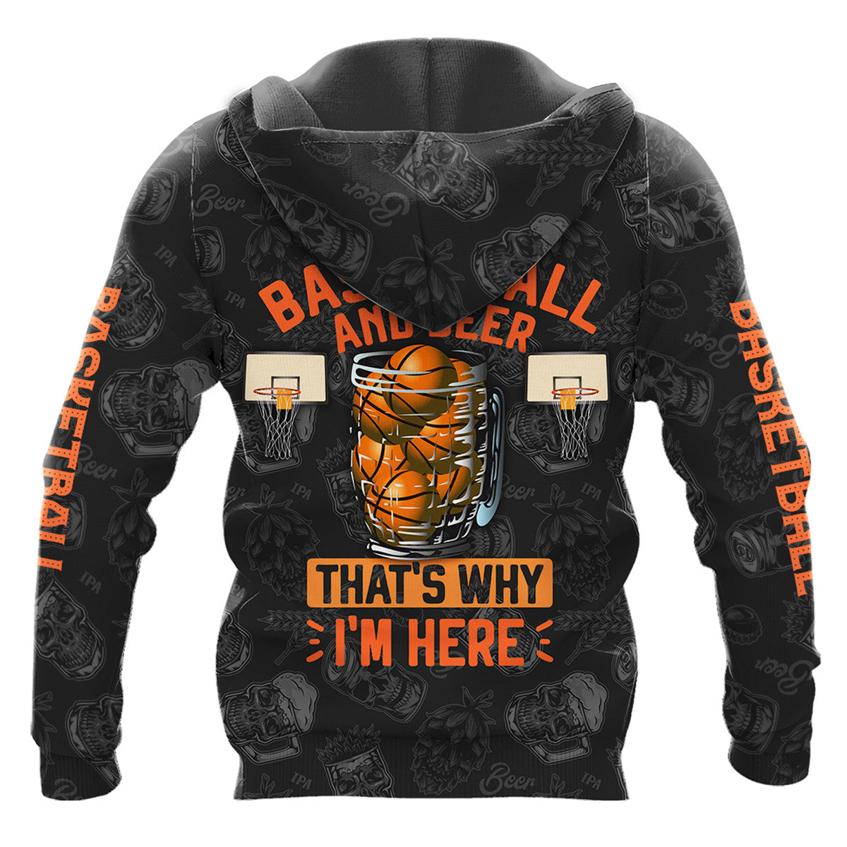 Personalized Name Basketball And Beer All Over Printed Unisex Shirt Q270207