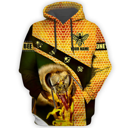 Personalized Name Honey Bee 9 All Over Printed Unisex Shirt Q010301
