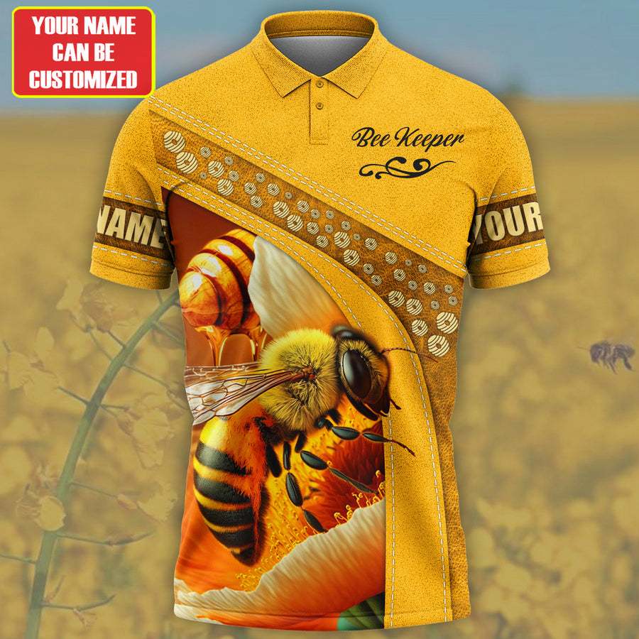 Personalized Name Honey Bee Keeper All Over Printed Unisex Shirt Q050407