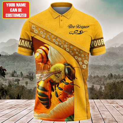 Personalized Name Honey Bee Keeper All Over Printed Unisex Shirt Q050407