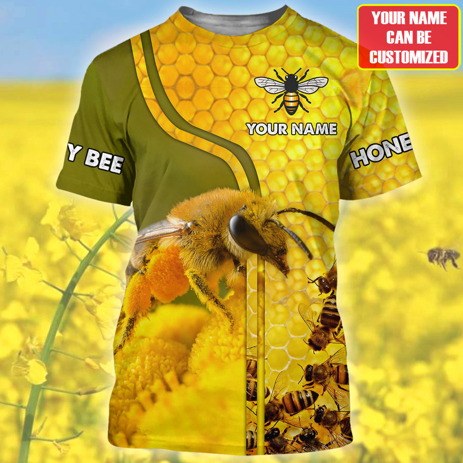 Personalized Name Honey Bee 11 All Over Printed Unisex Shirt Q110505