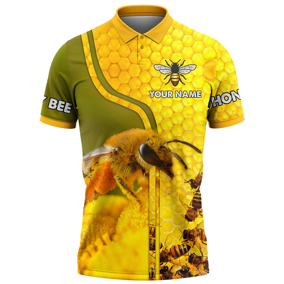 Personalized Name Honey Bee 11 All Over Printed Unisex Shirt Q110505