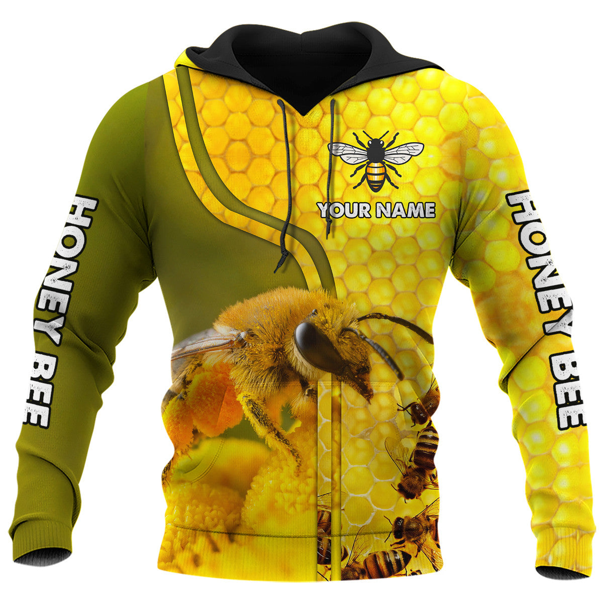 Personalized Name Honey Bee 11 All Over Printed Unisex Shirt Q110505