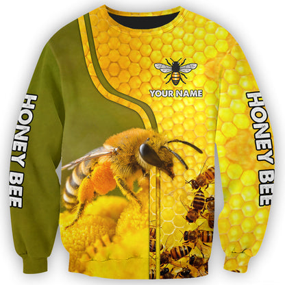 Personalized Name Honey Bee 11 All Over Printed Unisex Shirt Q110505