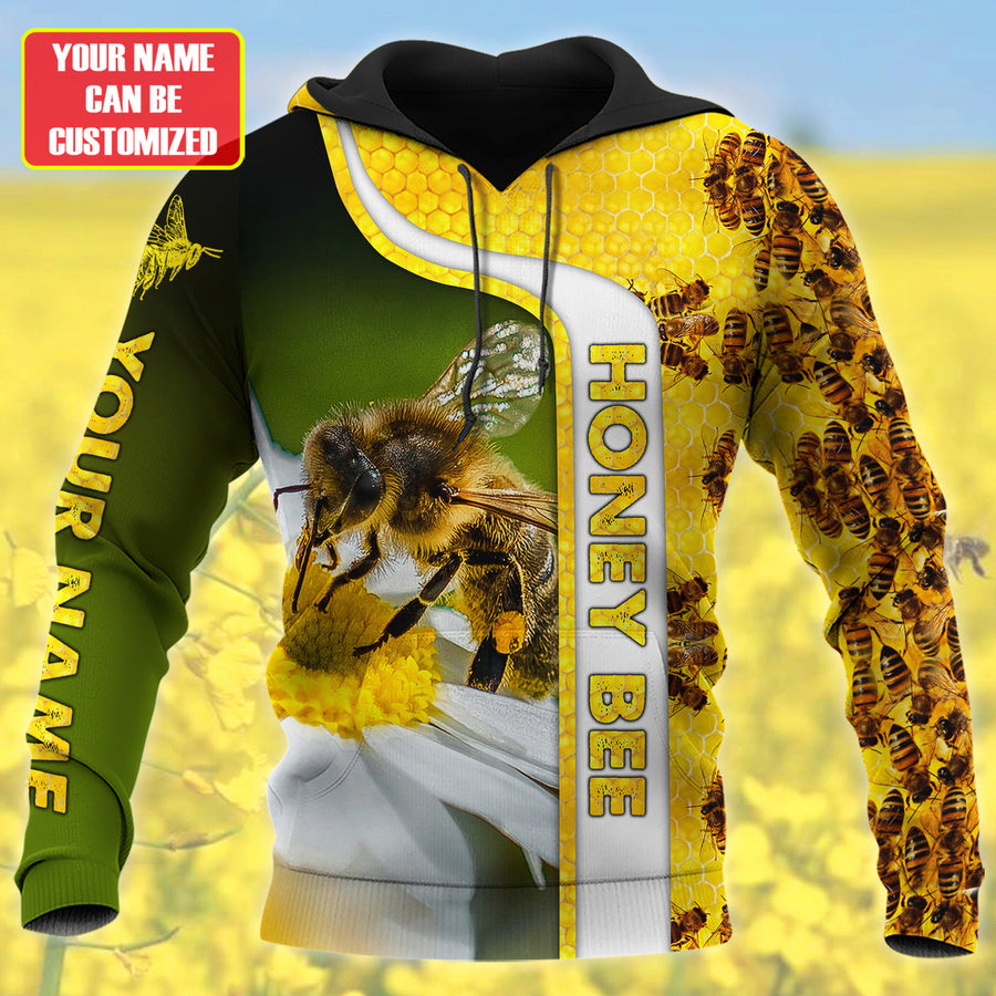 Personalized Name Honey Bee 12 All Over Printed Unisex Shirt Q120501