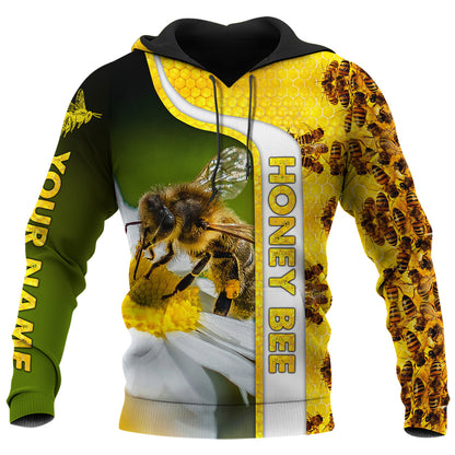 Personalized Name Honey Bee 12 All Over Printed Unisex Shirt Q120501