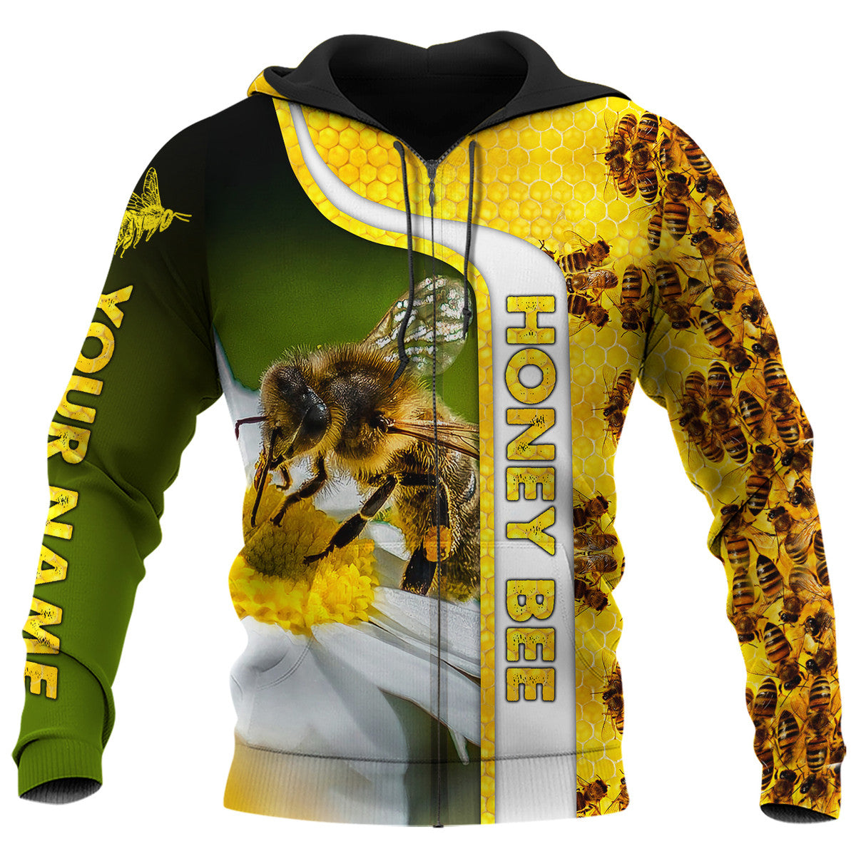 Personalized Name Honey Bee 12 All Over Printed Unisex Shirt Q120501