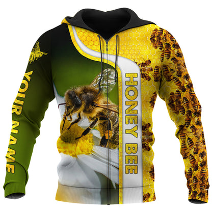 Personalized Name Honey Bee 12 All Over Printed Unisex Shirt Q120501