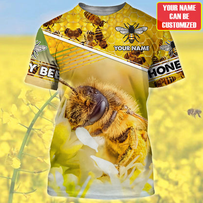 Personalized Name Honey Bee 13 All Over Printed Unisex Shirt Q180501