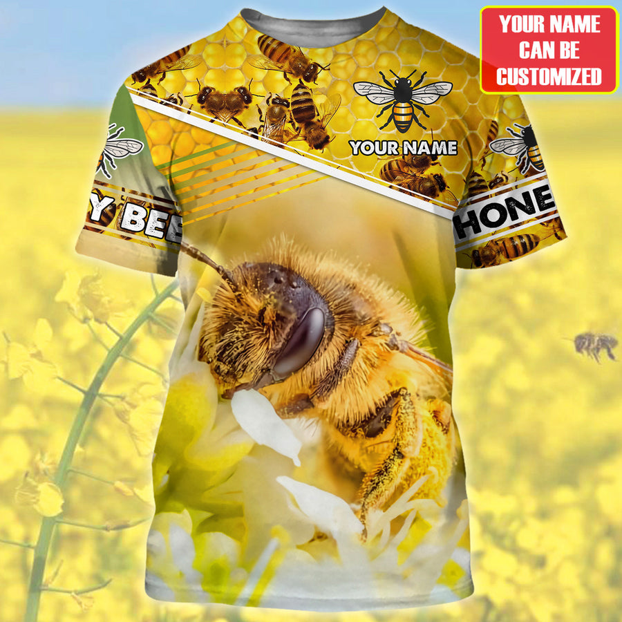 Personalized Name Honey Bee 13 All Over Printed Unisex Shirt Q180501