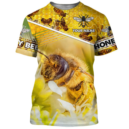 Personalized Name Honey Bee 13 All Over Printed Unisex Shirt Q180501