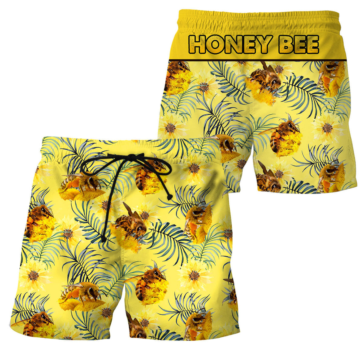 Personalized Honey Bee Tropical Hawaii Shirt Beach Short Q300504