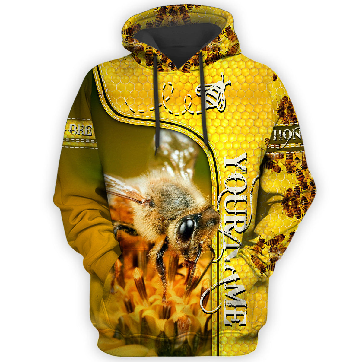Personalized Name Honey Bee 18 All Over Printed Unisex Shirt Q050904