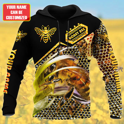 Personalized Name Honey Bee 19 All Over Printed Unisex Shirt Q150902