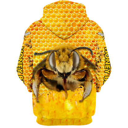Personalized Name Honey Bee 21 All Over Printed Unisex Shirt Q190103