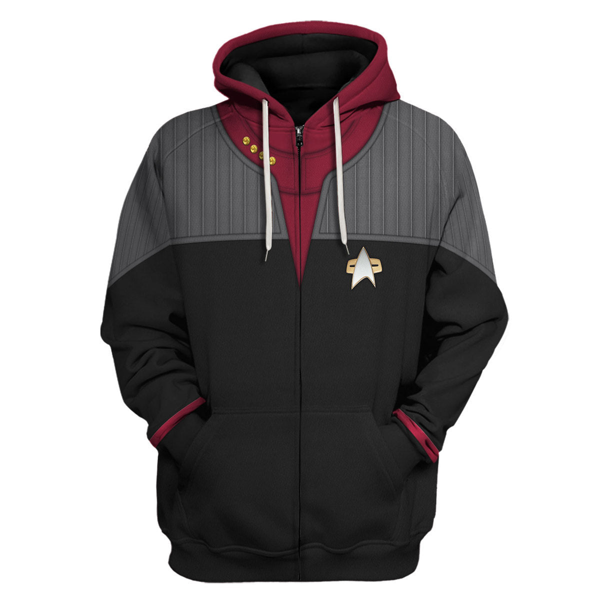 Personalized S.T Uniform 2370s Command Division Costume 3D All over Printed Hoodie and Sweatpants set