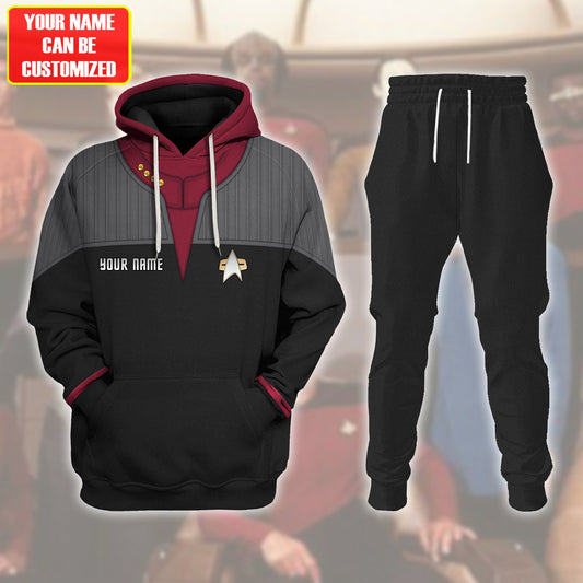 Personalized S.T Uniform 2370s Command Division Costume 3D All over Printed Hoodie and Sweatpants set
