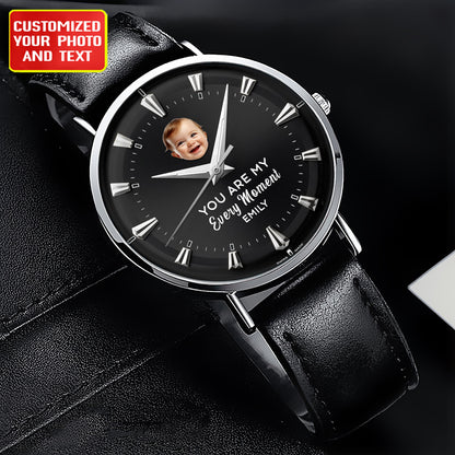 Customized For Loved Gift Quartz Leather Watch