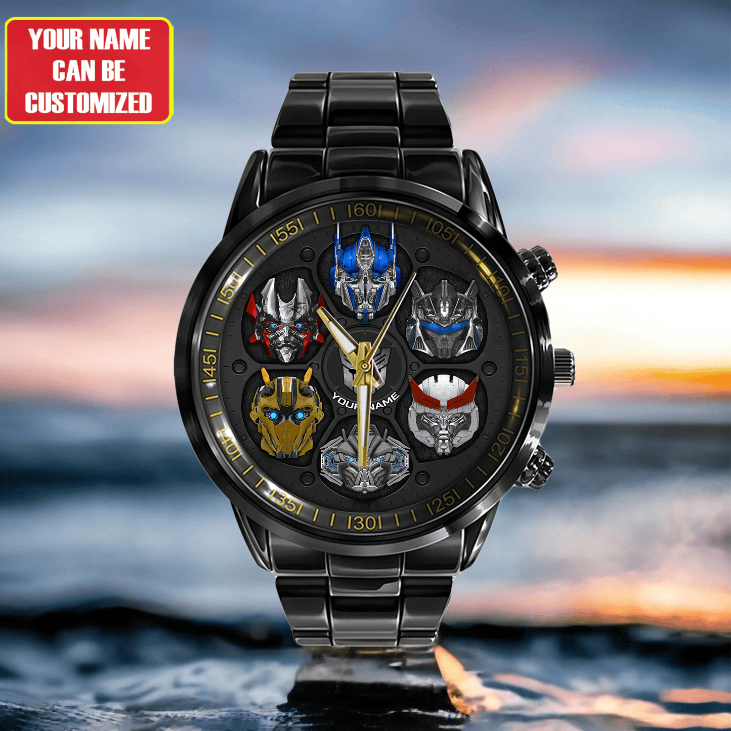 Personalized Autobot Luxury Stainless Steel Watch