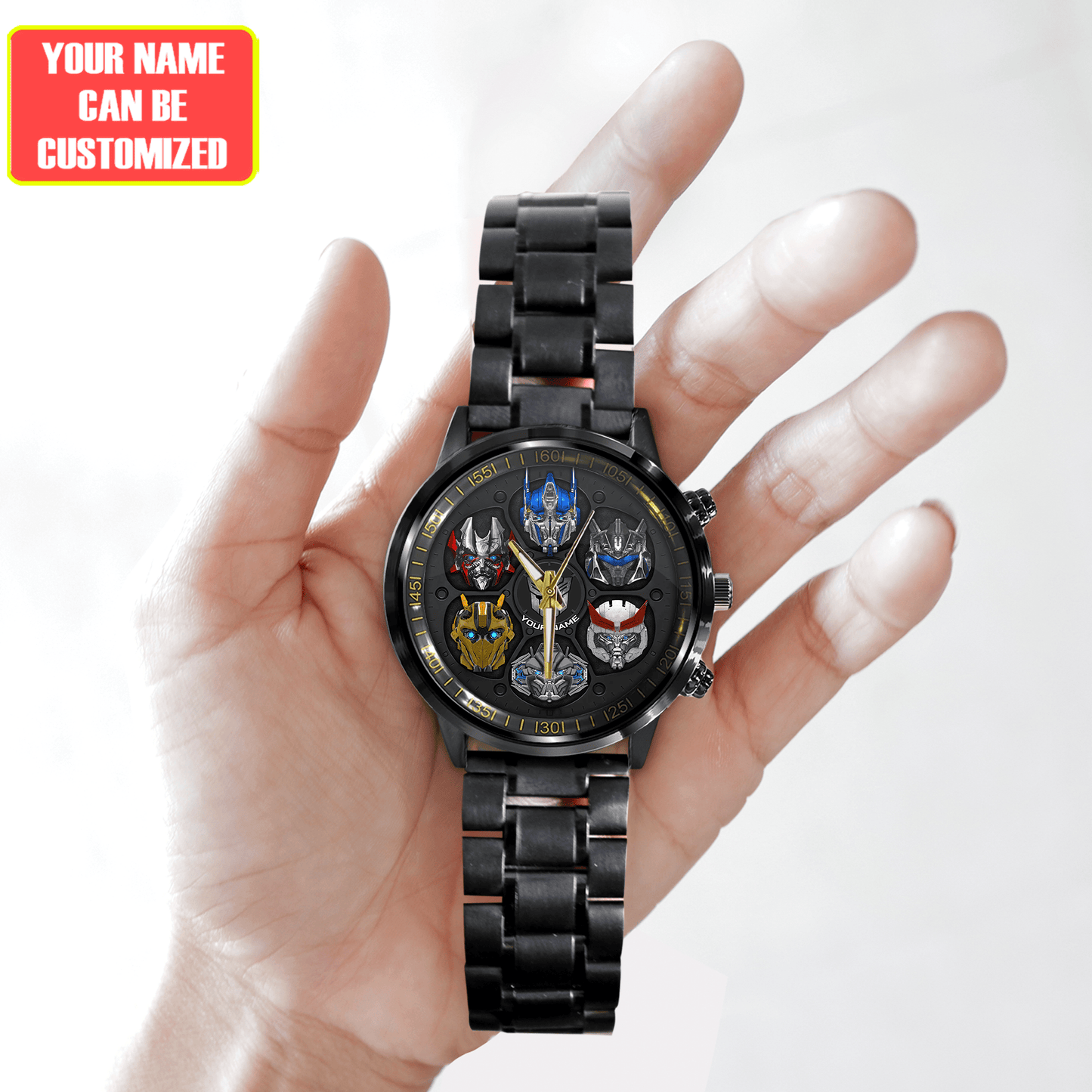 Personalized Autobot Luxury Stainless Steel Watch