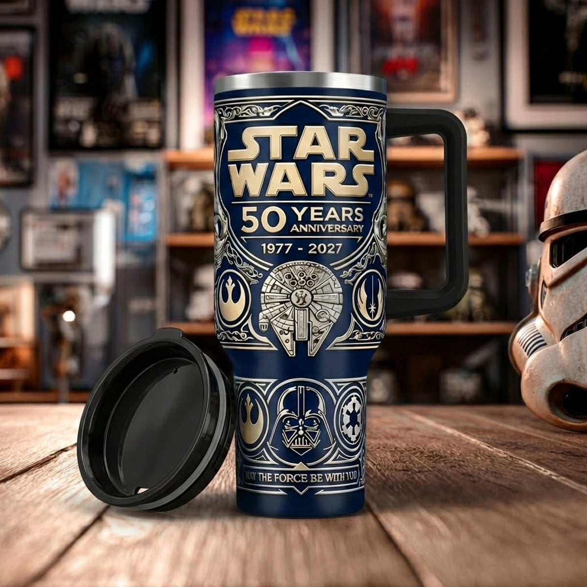 Galactic Space Saga 50th Anniversary Insulated Tumbler 1977–2027
