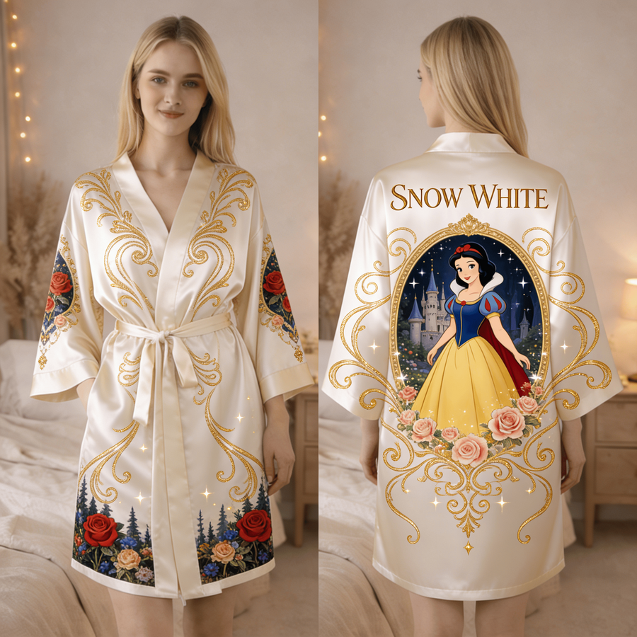 Enchanted Apple Princess - Women’s Satin Robe