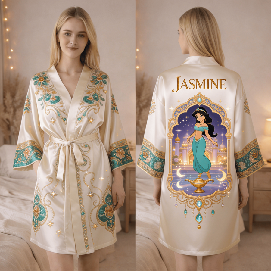 Magic Lamp Princess - Women’s Satin Robe