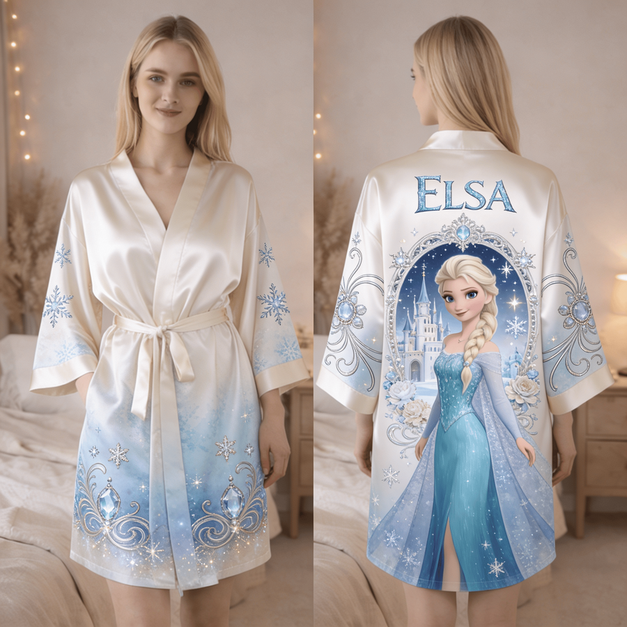 Royal Winter Princess - Women’s Satin Robe