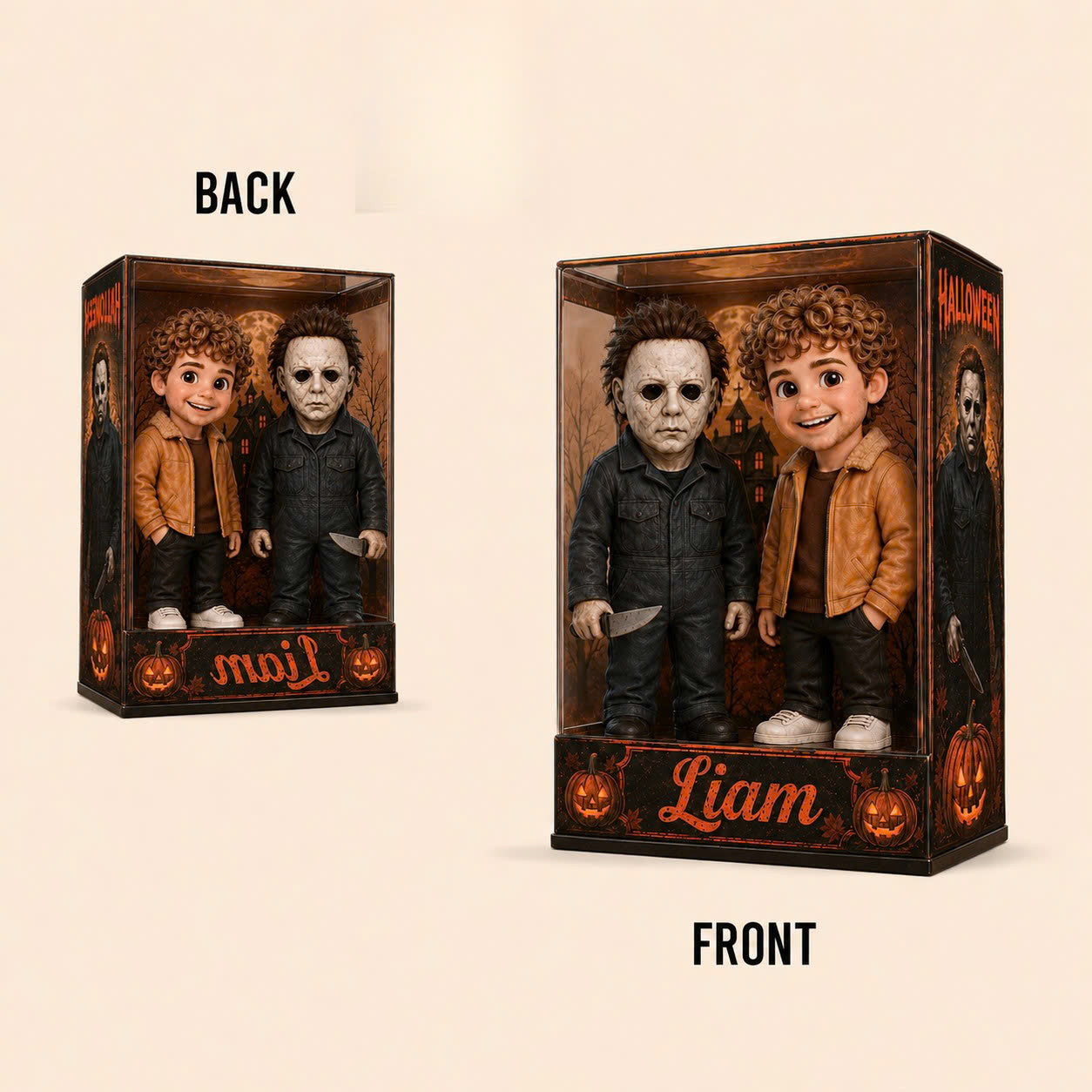 Custom Photo Horror Character Acrylic Plaque – Halloween Keepsake