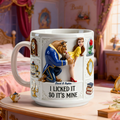 Playful Couple Coffee Mug - Personalized Gift For Couple