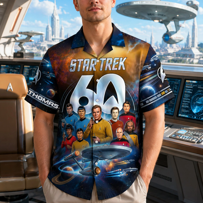 Celebrating 60 Years Hawaiian Shirt - Personalized Gifts For Movie Lovers