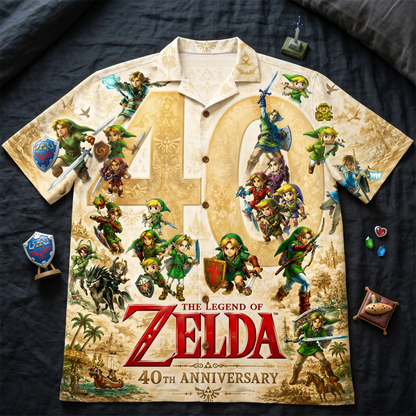 Legendary Adventure 40th Anniversary Hawaiian Shirt - Personalized Gifts