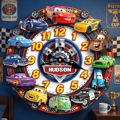 Speed Legends Wall Clock Personalized Gifts For Speed Lovers